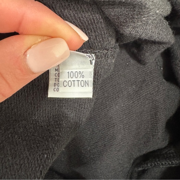 Planet by Lauren G French Terry Luxury Sweatpants Black - Picture 15 of 16